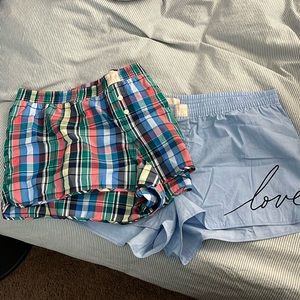 LOVE by Gap, sleep shorts, 2 pairs